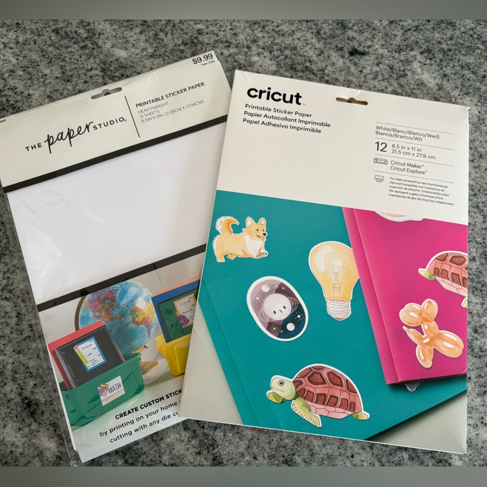 Cricut Printable Sticker Paper Pack